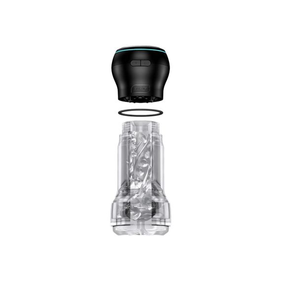 Мастурбатор Kiiroo Feel Pocket Crystal с всасывающей интерактивной насадкой PowerBlow Combo Set Sex Aura | Зображення 1