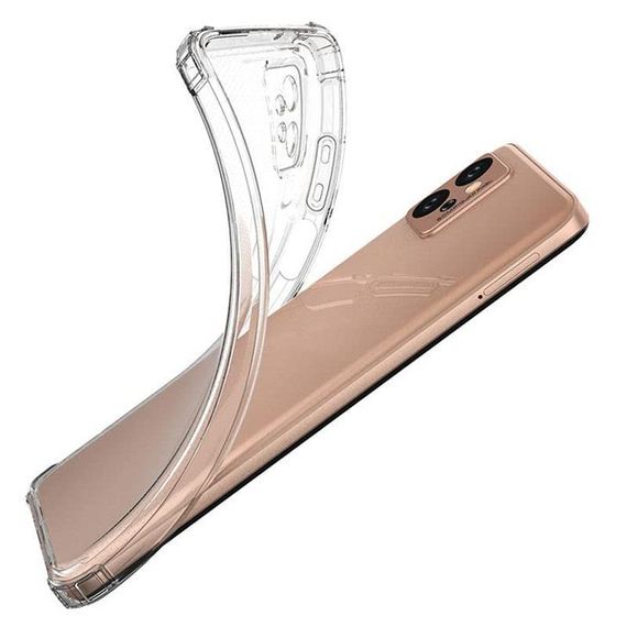 TPU чохол GETMAN Ease logo посилені кути Full Camera для Motorola Moto G32 Безбарвний (прозорий) | Зображення 1