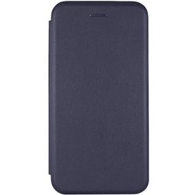 Кожаный чехол-книжка Classy для Xiaomi Redmi Note 12 4G Темно-синий