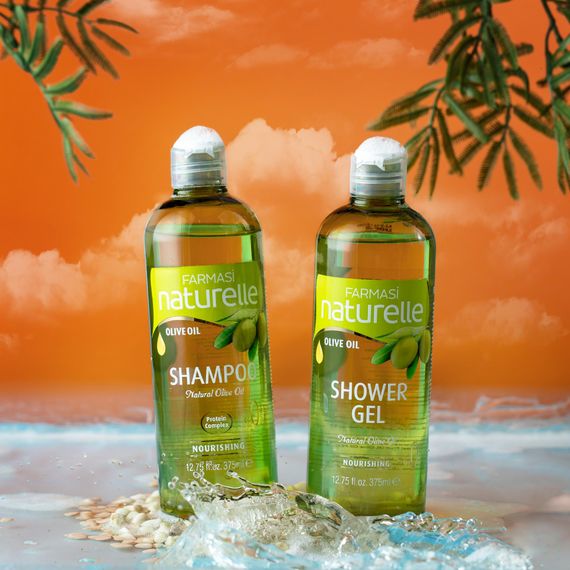 Шампунь для сухого та пошкодженого волосся Farmasi Naturelle Olive Oil 360 мл | Зображення 2