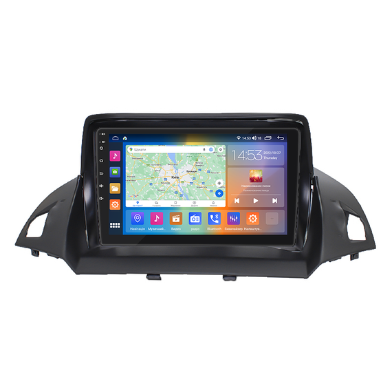 Штатная магнитола 9" Lesko для Ford Kuga II 2012-2016 4/64Gb CarPlay 4G Wi-Fi GPS Prime 8 ядер Форд