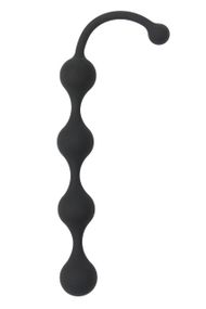 Анальний ланцюжок SEE YOU FOUR BEADS ANAL BLACK, Черный