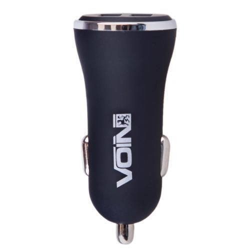 Автомобільний зарядний пристрій VOIN, 2USB QC3.0 36W 12/24V (3.6-6.5V*3A,6.5-9V*2A,9V-12V*1.5A) | Зображення 2