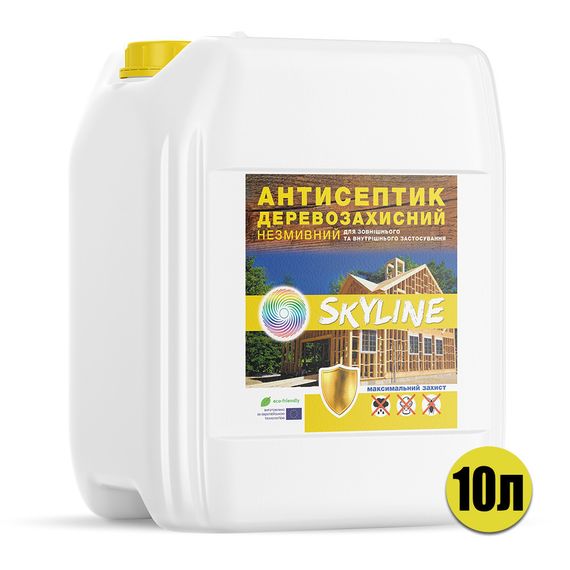 Антисептик біозахист що не змивається для обробки дерева SkyLine 10л | Зображення 1