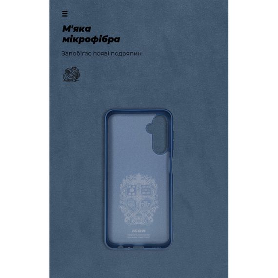 Чохол до мобільного телефона Armorstandart ICON Case Samsung A24 4G (A245) Dark Blue (ARM68002) | Зображення 3