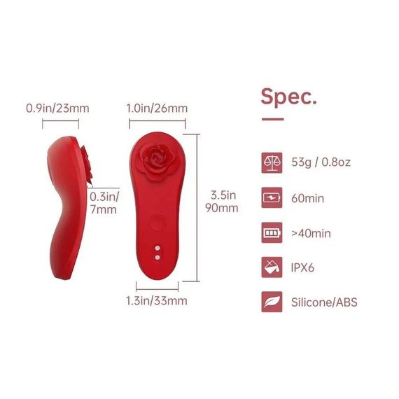 Смарт-вибратор в трусики Fun Town Caleo, надежное крепление на магните sexstyle | Зображення 2