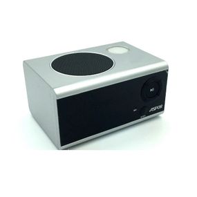 Bluetooth колонка Aspor A659 горизонтальна — срібло