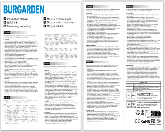 Акумулятор BURGARDEN 18V 3.0Ah Li-ion для електроінструментів Bosch PSB, PSR, PSM, PST, Uneo Maxx 3000mAhАккумулятор BURGARDEN 18V | Зображення 7