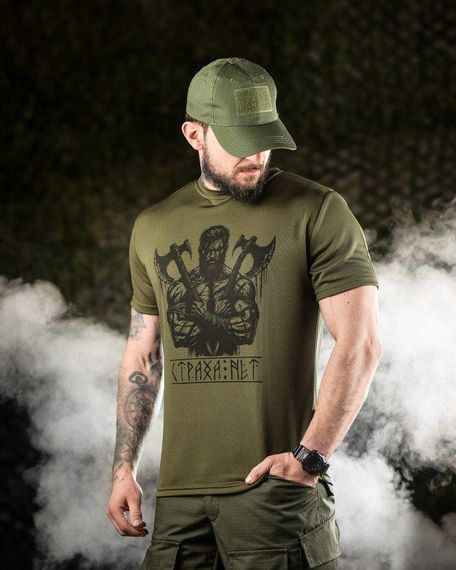 Тактична футболка Oblivion страху немає oliva ДЛ6590 | Зображення 1