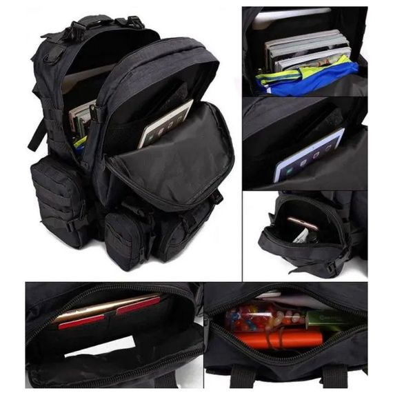 Рюкзак військовий тактичний для походу 50л, Військовий штурмовий похідний рюкзак для армії TR-93 | Зображення 7