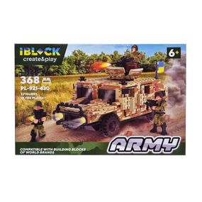 Конструктор Армия IBLOCK PL-921-430, 3 фигурки военных Вид 4