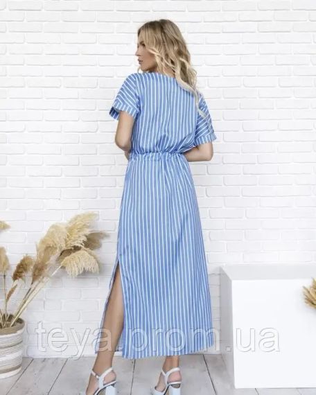 Плаття для жінок колір блакитний FI_000323 | Зображення 2
