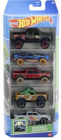 Hot Wheels HW Remote Adventures Хот Вилс: Далекие приключения Набор из 5-ти машинок внедорожников