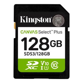 Карта памяти Kingston 128GB SDXC class 10 UHS-I V10 A1 Canvas Select Plus (SDS3/128GB)