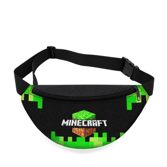 Дитяча сумка-бананка Minecraft 32х15 см на пояс або через плече (5754)