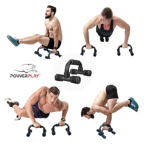 Упори для віджимань PowerPlay 4316 Push Up Bars пластикові (Скошені) | Зображення 6