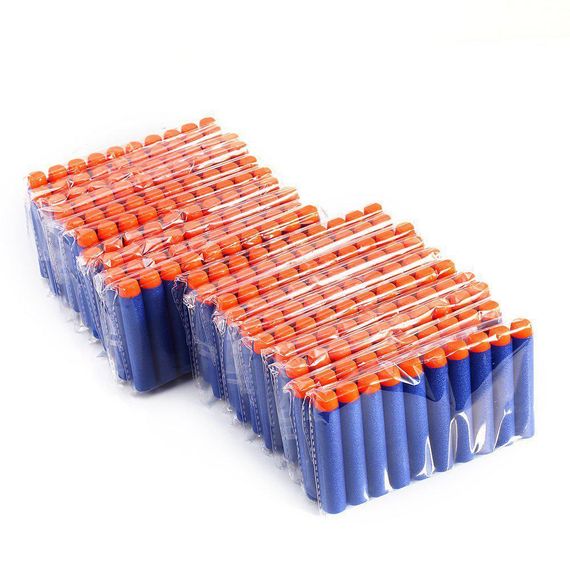 Патрони для NERF Іграшкові кулі стріли боєприпаси для бластерів Нерф Refill Bullets Foam Darts Elite 10шт. | Зображення 1