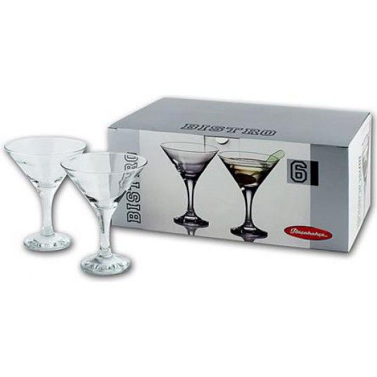 Набір келихів для мартіні Pasabahce Bistro PS-44410-6 6 шт 190 мл | Зображення 1