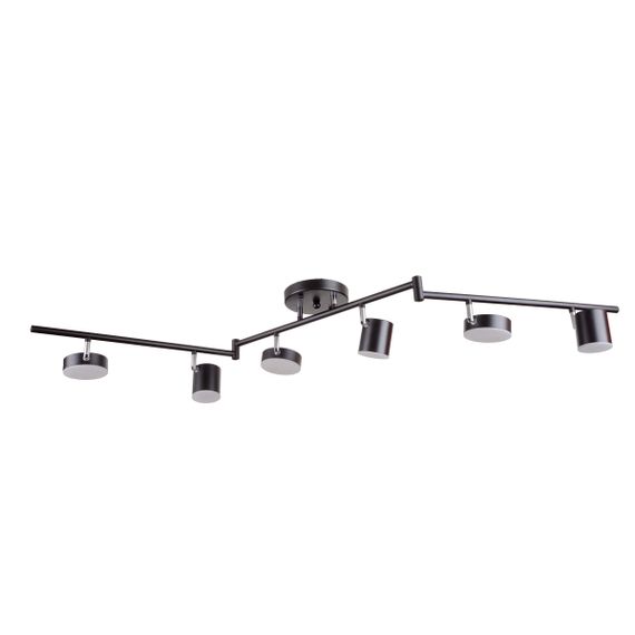 Светильник спот HTL-215/6 LED 42W WW+NW+CW BK