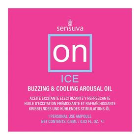 Пробник збуджувальної олії Sensuva – ON Arousal Oil for Her Ice (0,3 мл)
