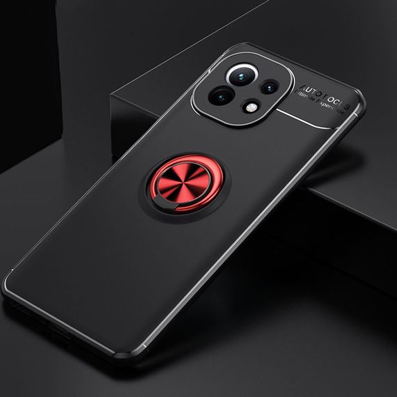 TPU чохол Deen ColorRing під магнітний тримач (opp) для Xiaomi Mi 11 | Зображення 1