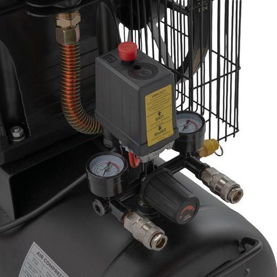 Компресор STORM, 50 л, 10 aтм, 250 л/хв INTERTOOL PT-0011 | Зображення 5