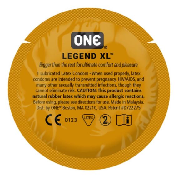 Набір презервативів великого розміру One Legend XL (ціна за 5 шт.) Sex Aura