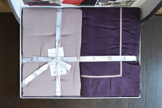 Постельное белье First Choice Deluxe Satin DARK 200 х 220 см Serenity Purple Lilac | Зображення 3