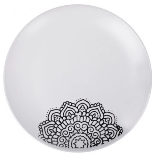 Тарілка обідня Kora 25см 6531540 білий LIMITED EDITION