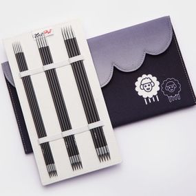 Набір шкарпеткових спиць KnitPro Karbonz 15 см