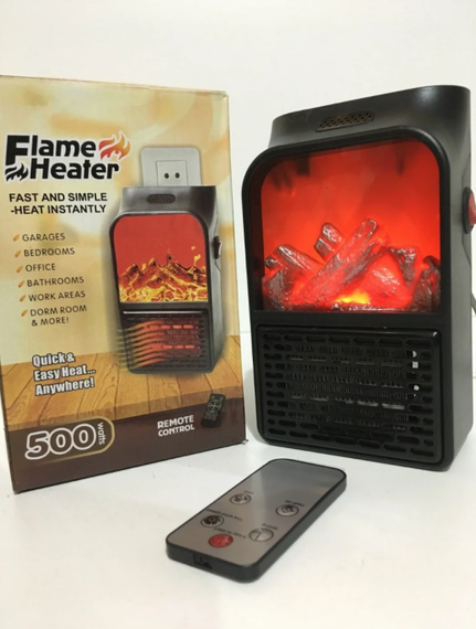 Портативный обогреватель с пультом Flame Heater (500 Вт) Экономный | Зображення 2