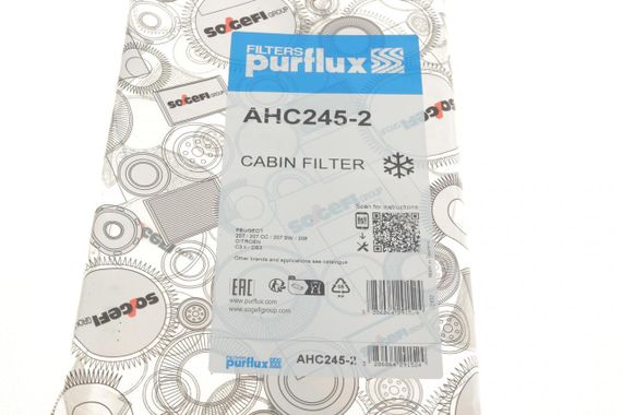 Фільтр салону Citroen C3 Peugeot 207 208 09- вугільний  AHC245-2 | Зображення 3