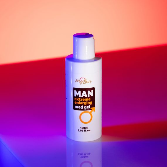 Збільшуючий гель-лубрикант для чоловіків - MyLove Man Extreme Enlarging Med Gel, 150 мл | Зображення 1