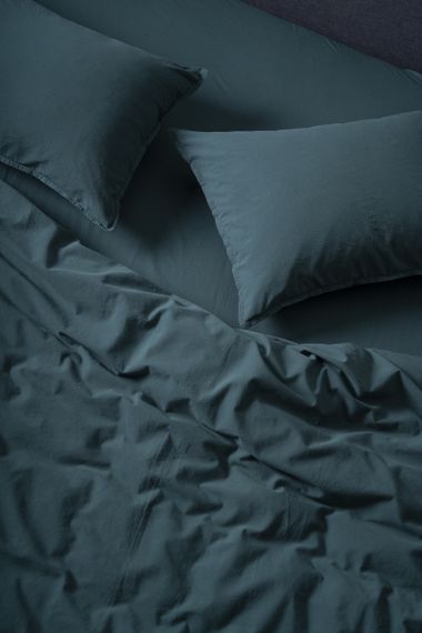 Комплект постільної білизни SoundSleep Stonewash Adriatic Dark Green сімейний зелений (92846944) | Зображення 7