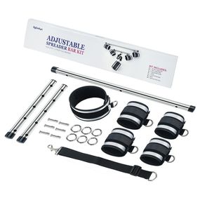 Комплект фиксирующей распорки с регулировкой Roоmfun Adjustable Spreader Bar Kit черный/серый sexstyle