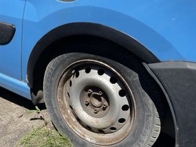 Накладки на арки (4 шт, чорні) для Peugeot Expert 2007-2017 рр