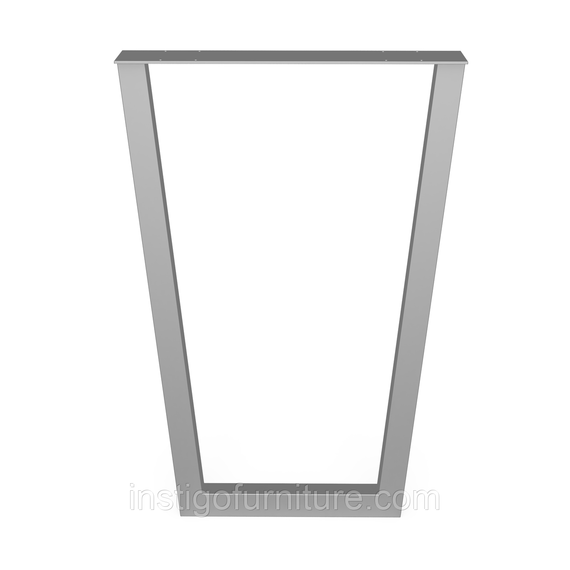 Опора ножка для стола из металла 500×100mm, H=730mm (профильная труба: 40x40mm) Серый | Зображення 2