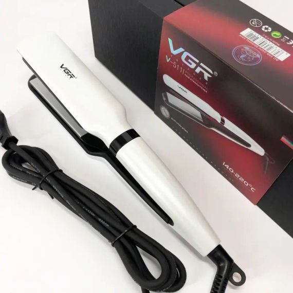 Професійна праска VGR випрямляч з турмаліновим покриттям, терморегулятором та дисплеєм, потужність 55 Вт V-511 | Зображення 3