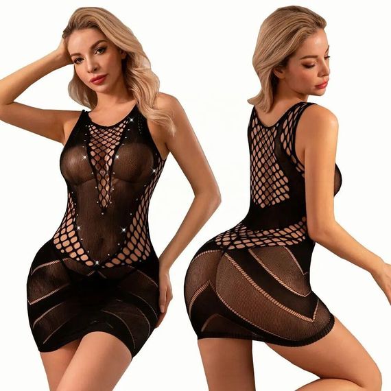 Платье-бодистокинг JSY «Притягательная Кармен» One Size sexstyle