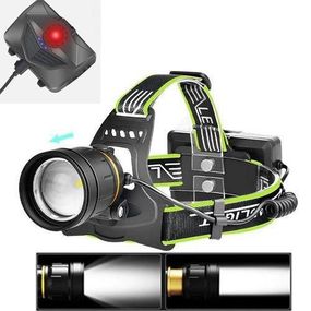 Налобный фонарик Bailong BL-A12-3-P90, 3+1 режим, Zoom, алюминий, водостойкий, ударостойкий, RO-369 аккум