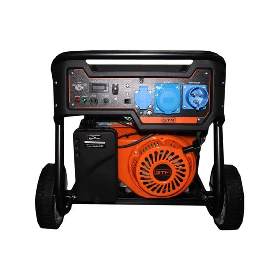 Генератор электроэнергии бензиновый GTM DK5500-L (5.0/5.5 кВт, 220 В, AVR, 2.65 л/час, 92 кг) | Зображення 1