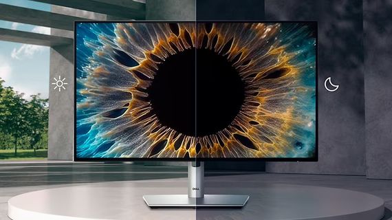 Монітор Dell  23.8' U2424H HDMI, DP, USB, Audio, IPS, 120Hz, sRGB 100%, Pivot (210-BKTZ) | Зображення 2