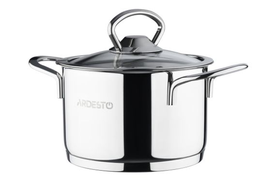 Кастрюля со стеклянной крышкой Ardesto Luna AR-0609-S 0,9 л 12 см