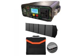 Інвертор акумуляторний EP-3018 300W 12V/18Ah з сонячною панеллю 45W (44081-EP-3018-300W_5775)