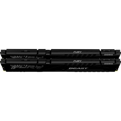 Модуль памяти для компьютера DDR5 16GB (2x8GB) 6000 MHz Beast Black EXPO Kingston Fury (ex.HyperX) | Зображення 2