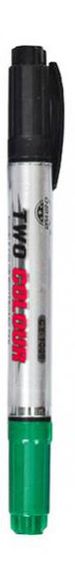 Двосторонній маркер CY-1000 для дошки  Чорно-зелений