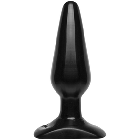 Анальная пробка Doc Johnson Smooth Classic Medium - Black, макс. диаметр 3,8см Sex Aura