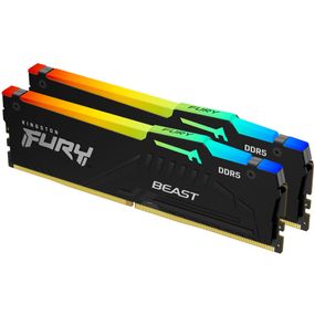 Модуль пам&#039;яті для комп&#039;ютера DDR5 64GB (2x32GB) 5200 MHz Beast RGB EXPO Kingston Fury (ex.HyperX) (KF552C36BBEAK2-64)