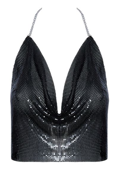Топ Cottelli Collection Metal Top 2450542 Черный S/M/L | Зображення 4