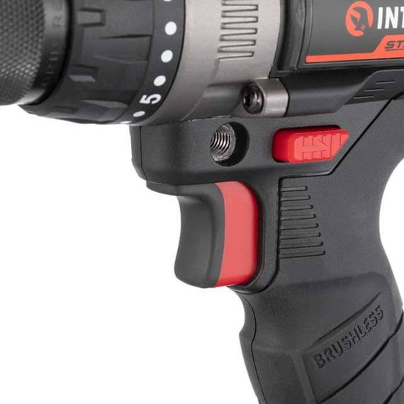 Дриль-шуруповерт акумуляторний ударний з безщітковим двигуном 100 Нм INTERTOOL WT-0361 | Зображення 9